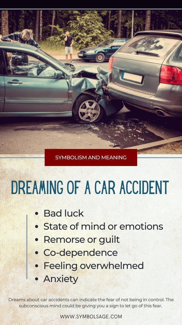  एक कार दुर्घटना में यात्री होने का सपना (सौभाग्यपूर्ण व्याख्या)